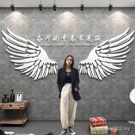 Three-Dimensional 3d Same Style Photo Company Background Wall Stickers Influencer Slogan Youth Wall 