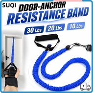 LUCKY-SUQI Resistance Exercise Band, Handheld 30 Lbs 20 Lbs 10 Lbs Door-Anchor Resistance Band, Port