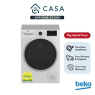 Beko 9kg Hybrid Heat Pump Dryer | B5T4923RW