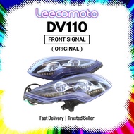 DEMAK DV110 DV 110 FRONT SIGNAL ORIGINAL LEFT RIGHT KIRI KANAN FRONT WINKER ASSY LAMP LAMPU SIGNAL D