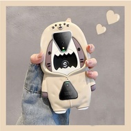 Cartoon Fun Sweatshirt Black Shark 5rs Phone Case 4spro Shark 3 Cute s Couple Silicone Soft Shell Doll New Style