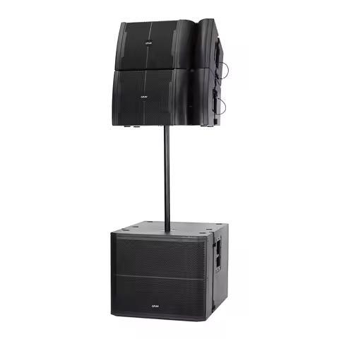 Outdoor Small Music Show Hot Sale Single 12 Inch Line Array Speaker Active Powered Speakers Or Passi