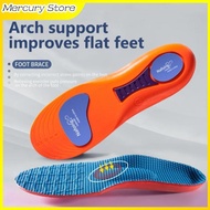 35-44 Shoe Insole Sepatu Olahraga Sport Basket/Lari Arch Support Kaki Rata Gel Elastis Breathable Or