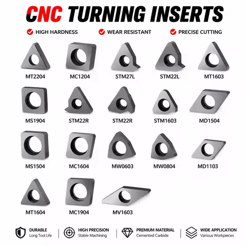 MT1603 MT1604 MV1603 MS1204 MC1204 MD1504 MT2204 MW0603 MW0804 MD1506 Carbide CNC Shim Seat Knife Pa