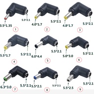 DC Power Adapter DC Power Adapter Plug DC5.5 Female to Male Right Angle Connector 90 Degree Elbow