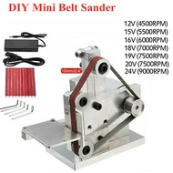 Belt sanding machine Mini desktop belt sanding machine DIY polishing machine sanding machine seven-l