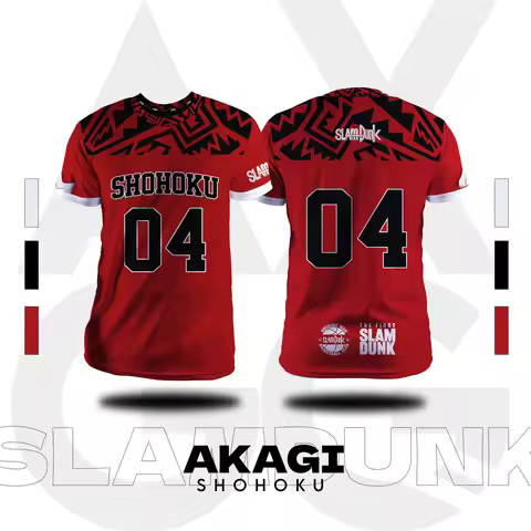 Slam Dunk Jersey Male Anime Shohoku Basketball T-shirts 3D Print Kids Cosplay Sports Tee Men Women H