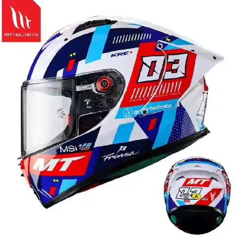 New MT KRE Carbon Fiber Motorcycle Helmet ECE DOT Certification Full Face Professional Racing Helmet