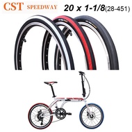 Bicycle Tire 20*1-1/8 Folding Bike Tire 451 Small Wheel Diameter Bike Tyre 60 TPI High Rubber Tyre Cycling Parts