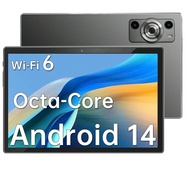 10.1 Inch Y02 Android 14 Tablet,4RAM+64GB/128GB ROM,MTK 6762 Octa-Core 2.0GHZ Processor,HD(1280x800)