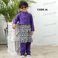 Baju Melayu Budak Kanak-kanak Lelaki 3pcs set with sampin
