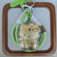 Water Shell Gold Color KT Mobile Phone Chain Rope Ornaments Cute hello Cat Cartoon Bag Pendant Keych