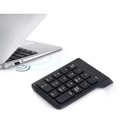 USB 2.4G Wireless Mini Number Keypad 18 Keys Digital Keyboard For iMac/MacBook Air/Pro Laptop PC Not