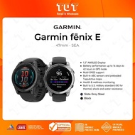 Garmin Fēnix E 47mm Multisport GPS smartwatch l 24/7 Health & Wellness l 1.3” AMOLED Display l Up To