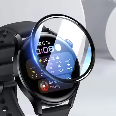 Screen Protector For Huawei Watch 3 Pro 48mm 46mm Soft 3D HD Curved Protective Film Huawei Watch3/3p