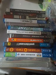 PS4和PS3遊戲合集：The Last of Us, GOD OF WAR COLLECTION, FIFA 22, GTA V