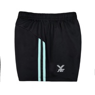 FBT Shorts Back Zip Pocket #SA2016 [Black/Light Turquoise]