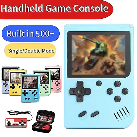 Portable Built-in 500+ Classic Arcade Retro Games Console for Gameboy Output Emulator TV 5 Inch Vide