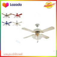 Uchida / maspion  Kipas Angin Gantung Ceiling Fan 3 Lampu Cf125 Cf-125 - putih