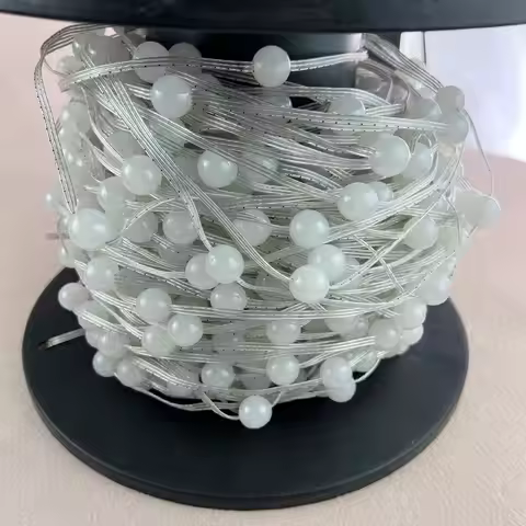 DC5V 500ct/string WS2811 LED 16.8mm milky white 3d string light;RGB addressable full color;IP65;360 