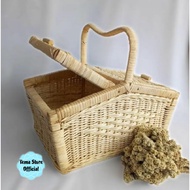 RATTAN PICNIC BASKET RATTAN BASKET/