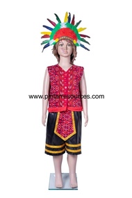 READY STOCK Malaysia Ethnic Sarawak Native Iban Dayak Bidayuh Boy Traditional Costume Borneo Indigenous Costume Pakaian Tradisi Sarawak