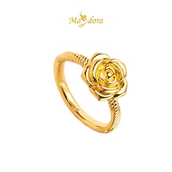 MASDORA 999 Gold Ring Rings Cincin Emas ~ Golden Tangled Rose (EMAS 999/24K)
