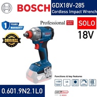 BOSCH GDX18V-285 (SOLO) 18V CORDLESS IMPACT WRENCH 06019N21L0 GDX 18V-285