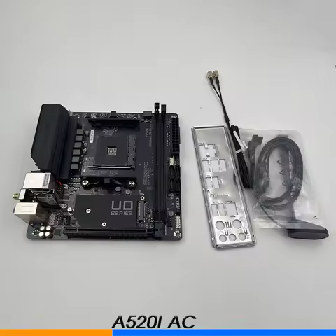 For Gigabyte A520I AC Mini ITX PC Motherboard WIFI 6-Phase Power Supply DDR4