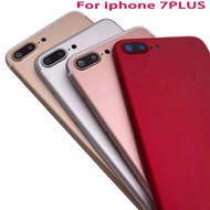 High Quality For iPhone 7 Plus Housing Battery Cover Door Rear Chassis Frame Back Cover Case With Si