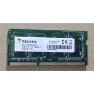 4GB 1Rx8 PC3L-12800S-11 Ram DDR3L 1.35V ADATA