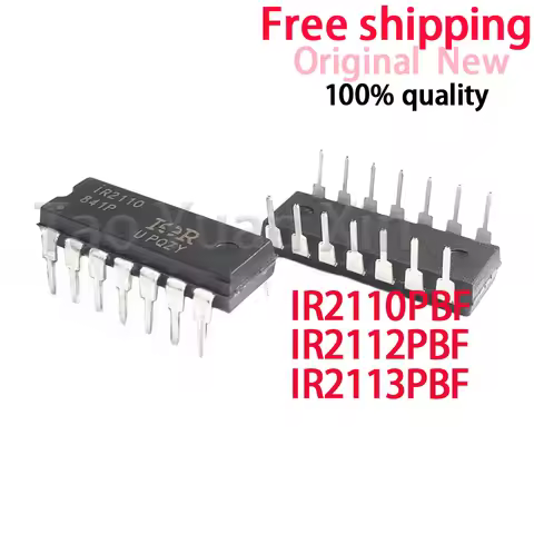 (5piece)100% new ir2110 ir2112 ir2113 ir2110pbf ir2112pbf ir2113pbf dip-14 chipset