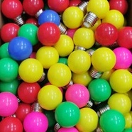 E27 LED Ping Pong Bulb (1W) [Ready Stock]