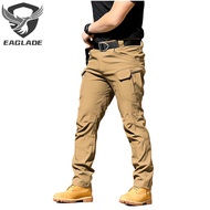 EAGBLADE Brown Tactical Cargo Pants for Men IX7-Stretch/XS-4XL