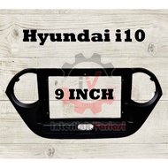 Frame tape head unit android Hyundai i10 i-10 2014 9 inch