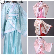 OCEANMAPDZ Chinese Hanfu Skirt, Stage Costumes Performance Cosplay Dress Chinese Ancient Dress, Flow