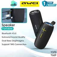 Awei Y669 Outdoor Wireless Speaker TWS Outdoor Portable Speaker Awei Y370 Awei Bluetooth Speaker