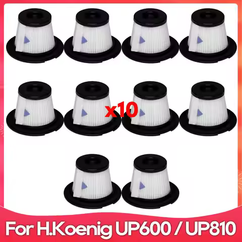 Fit For ( H.Koenig UP600 / H.Koenig UP810 ) Cordless Vacuum Cleaner Hepa Filter Power Clean Replacem