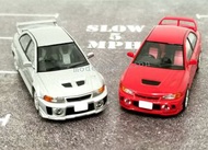 [1套2件] LV-N186d + LV-N187d  Tomytec Mitsubishi Lancer GSR Evolution IV (Red) (4543736320241)/+/ Mits