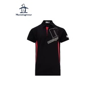 Munsingwear MUNSINGWEAR Golf Clothing Men's Half-Sleeve Polo Shirt Casual Lapel Contrast Color T-Shirt