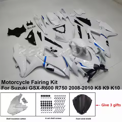 Injection Mold New ABS Fairings Kit Fit for Suzuki GSX-R 600 750 K8 2008 2009 2010 08 09 10 Bodywork