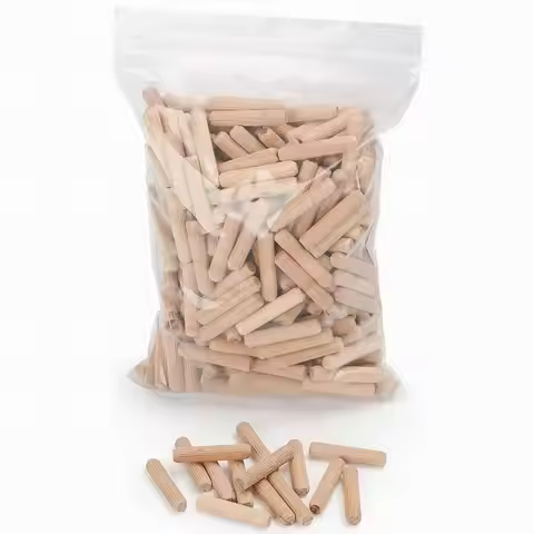 Hardwood Dowels Wood Dowels Accessories Woodoworking Tools Wood Beech Dowel 10*60 Wooden Dowels Groo