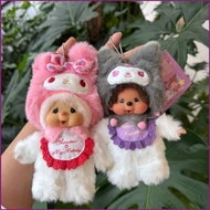 YT4 (no brand)MONCHHICHI My Melody Kuromi Plushie Cute Trendy Vinyl Plush Doll Bag Charm