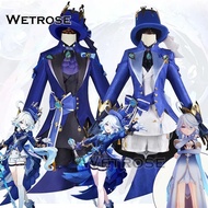 [Wetrose] Stock Furina Focalors Cosplay Costume Genshin Effect