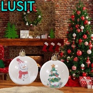LUSIT Inflatable Balloons, 60cm Decoration Christmas Ball, Giant Toy Giant without Light Venue Layou