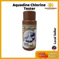 Aquadine Chlorine Tester Special (100ml) Fish Aquarium water tester(Ready Stock)