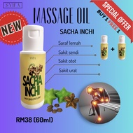 Sacha Inchi Massage Oil Inch Wind Oil Herbanika Aromatherapy Nerve Joint Muscle Veins Lenguh Immune Stroke