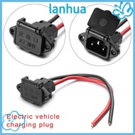 LANHUA 1/2/5pcs E-bike Battery Charger with 12AWG Cable Charging Plug Universal Charging Socket