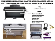 UK Professional Exam Master Grade Hammer Action Fully Weighted 88 Keys Digital Piano with Bluetooth
