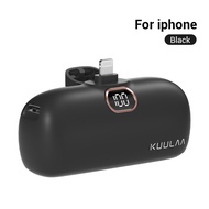 Kuulaa 20W Mini Powerbank พาวเวอร์แบงค์ ขนาดเล็ก แบบพกพา 5000mah Power Bank แบตสำรองไร้สายแบบ Powerb